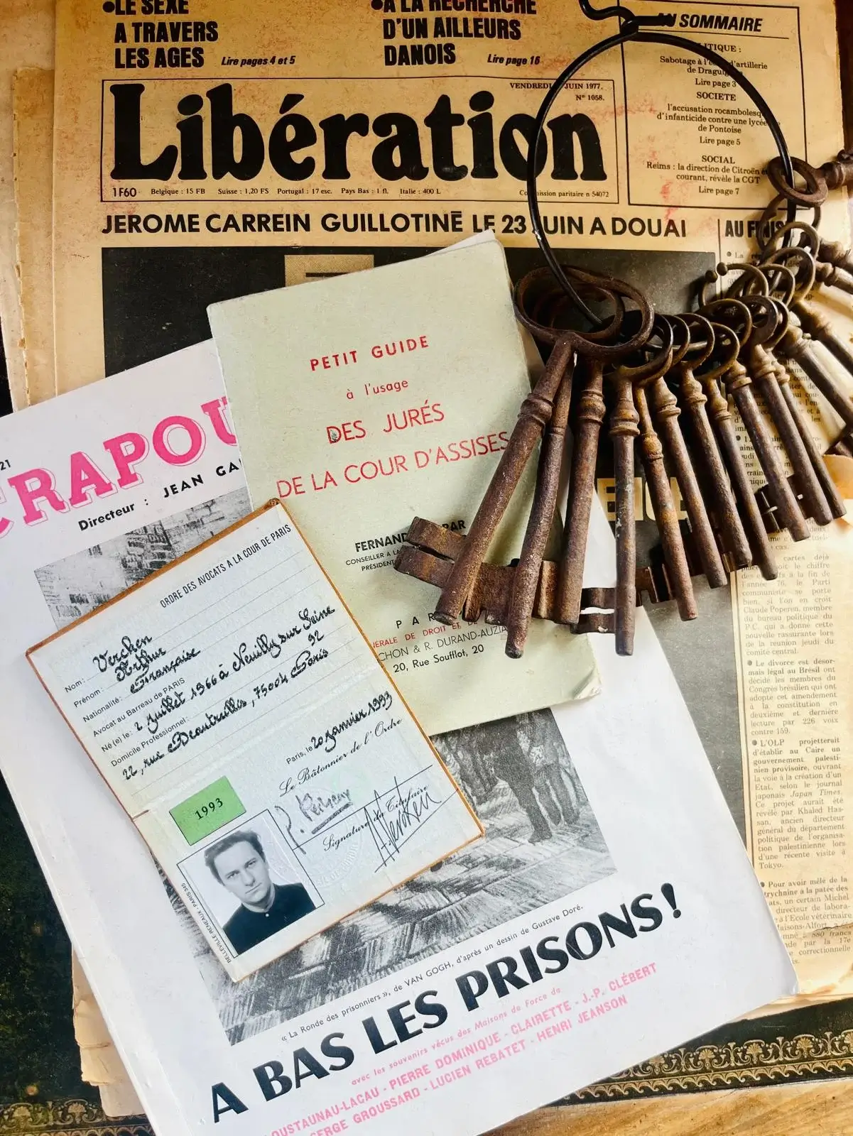 Première carte d'avocat